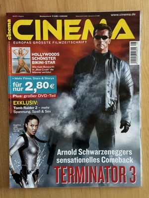 Cinema 8/03 August 2003 Filmzeitschrift Kinomagazin Heft