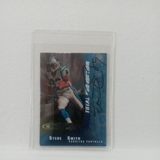 2006 Topps Steve Smith Sr RARE Auto, Short-Print /50 Carolina Panthers Ravens