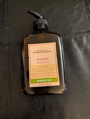 #ad Bath amp; Body Aromatherapy Energy Hand Soap 8 oz Mandarin Lime New Rare HTF $29.99
