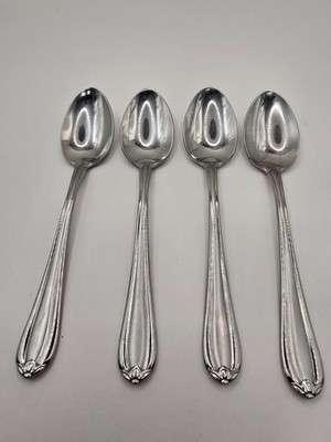 Gorham MELON BUD FROSTED Stainless Teaspoons Set of 4