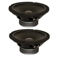2 Goldwood Sound GW-8028 Rubber Surround 8" Woofers 190W each 8ohm Speakers