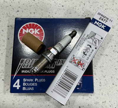 #ad #ad Set of 4 Genuine NGK 2477 Spark Plug Iridium IX ZFR5FIX11 $28.00