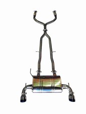 CAT BACK EXHAUST BLUE TIPS FOR NISSAN 370Z 