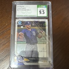 Bowman Chrome Prospects 2018 Fernando Tatis Jr. #BCP114 CSG 9.5 Padres MLB