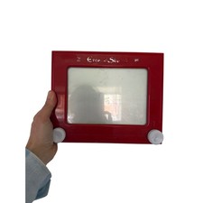 Ohio Art Etch A Sketch 60th Anniversary Classic Red Drawing Toy Spin Master