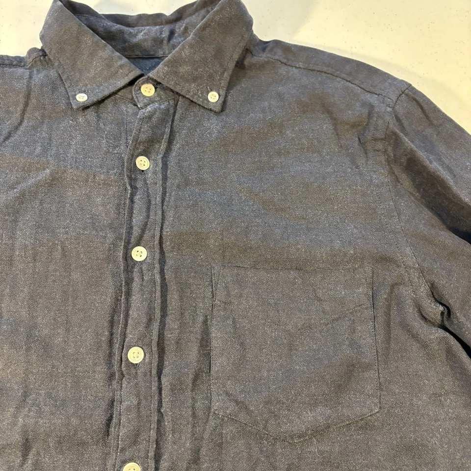 Rodd & Gunn Mens Sports Fit Soft Solid Flannel Button Up Shirt M Preppy Casual - Image 2 of 4