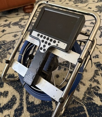 Trojan C200 Rotobrush Roto-Vision i2 Sewer Pipe Duct Inspection Camera No Head