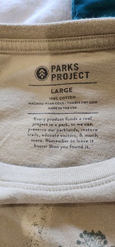 Parks Project Welcome Tee Size L T-Shirt National Parks USA Rare Unisex EUC - Picture 5 of 6