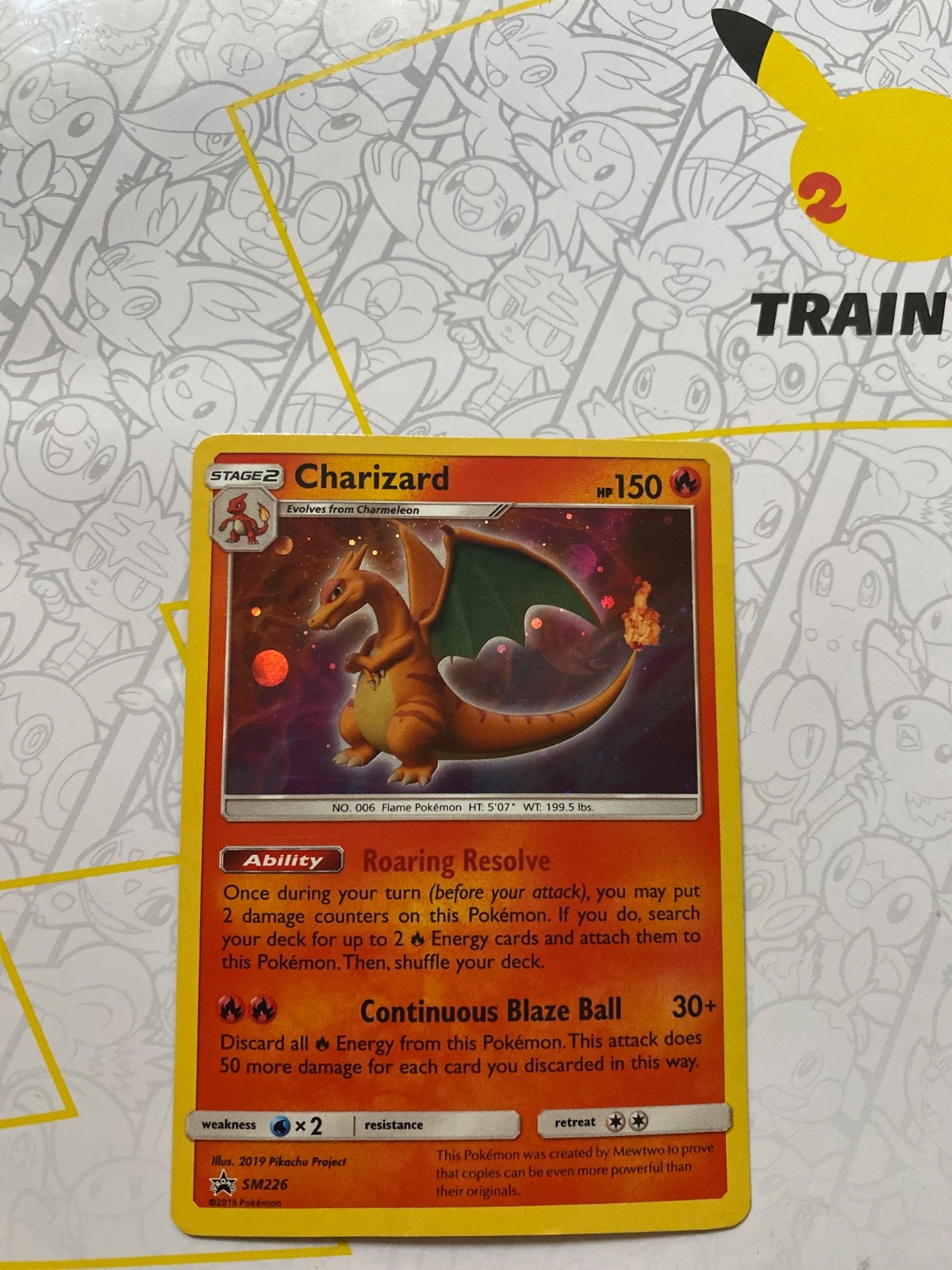 Pokemon Card - Charizard SM226 Sun & Moon Black Star Promo Holo Rare Mint