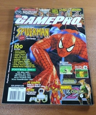 Gamepro Magazine Issue #144 September 2000 Spiderman Mvs.C2 VGC Very Clean