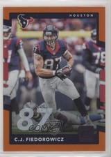 2017 Panini Donruss Jersey Number /87 CJ Fiedorowicz #182 0c2