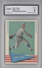 1961 Fleer Baseball Greats Waite Hoyt #44 HOF 2f4