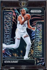 2024-25 Panini Prizm Black Kevin Durant Black Fireworks 1/1 (1 of 1) #13
