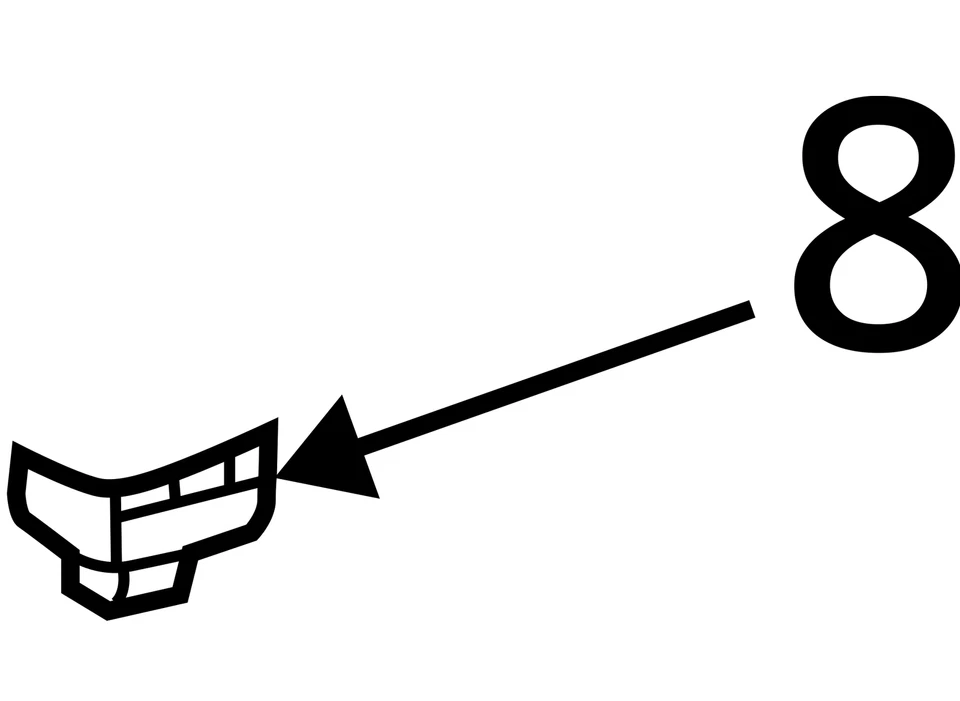 Chevrolet GMC Blazer 1998-2005 placa Jimmy ASM RR S/D ACSRY SW 15151468 NUEVO OEM Foto 4 de 4