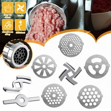 For Meat Grinder Parts Stainless Steel Mincer Hole Plate Shredder Disc Blade 1PC