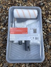 GoodHome 7” (180mm) Paint Roller Set & Tray – Complete Decorating Kit – New