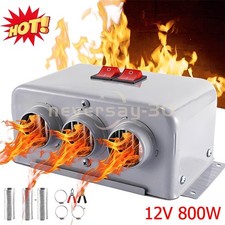 800W Electric Car Heater 3 Hole 12V DC Heating Fan Defogger Defroster Demister