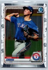 Hans Crouse 2020 Bowman Chrome Prospects #BCP-119 Texas Rangers