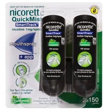 nicorette quickmist fresh mint - 2 pack +app