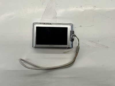 Sony Cyber-shot DSC-T77 10.1MP Digital Camera - Silver for sale