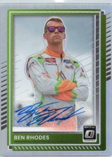 2025 Donruss Racing Ben Rhodes Optic Holo Auto Nascar