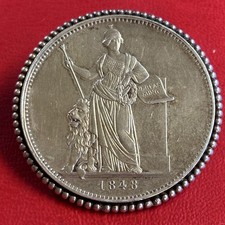 2 Thaler Bavaria 1848/Softcover And Encased/ Silver/ Km# 830