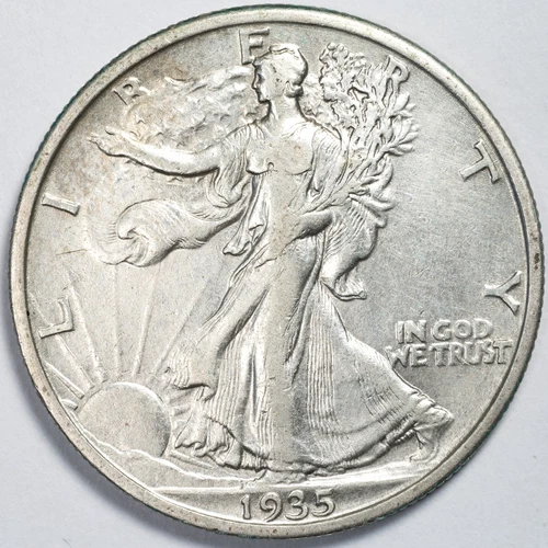 1935-P Walking Liberty Silver Half Dollar Extremely Fine (XF)