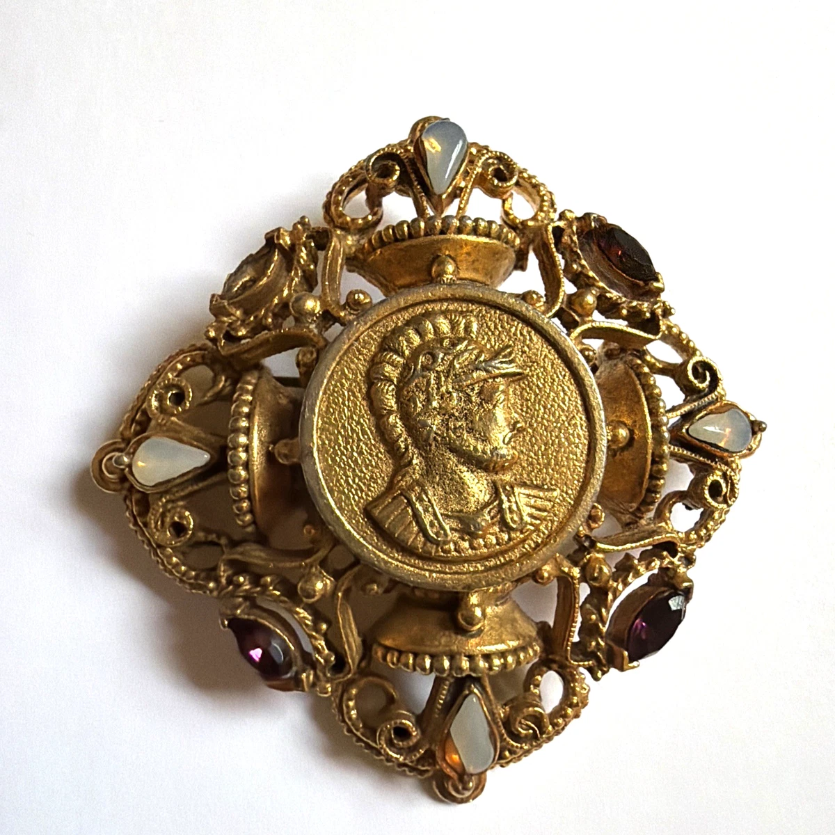 Florenza Signed Vintage & Antique Fashion Brooches & Pins for sale