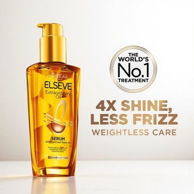L'Oreal Elseve Extraordinary Oil Serum Oil 100 ml , Hair Oil Treatment