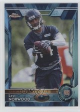2015 Topps Chrome Rookies Hot Box Blue Diamond Refractor Levi Norwood #189 e5r