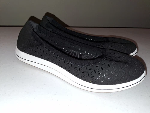 Mocassini comodi Clarks Cloudsteppers Breeze Roam neri taglia 8 W