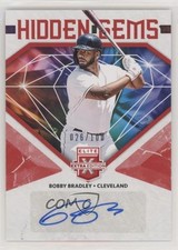 2019 Panini Elite Extra Edition Hidden Gems Red 26/100 Bobby Bradley Auto fm0