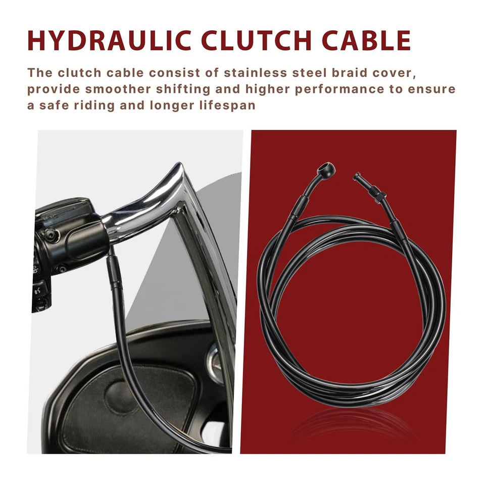 Harley 12" Bar Extend Cable Kit for Touring 2014-2016 Electra Glide without ABS - Image 4 of 4