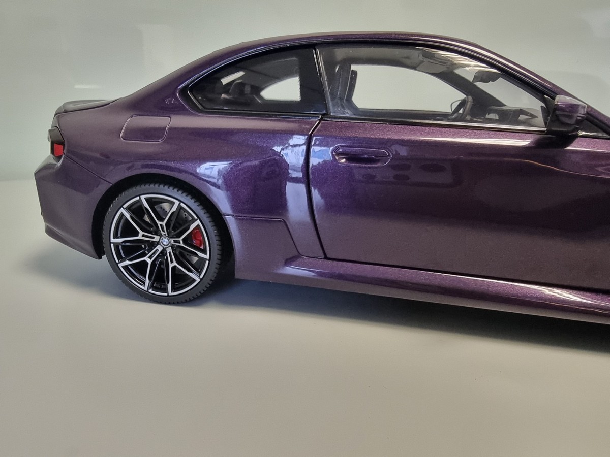 ジ*ン様 【新品未開封】【希少】ミニチャンプス  M2(G87) パープル NEW MINICHAMPS MINIATURE BMW M2 COUPE G87 TWILIGHT PURPLE 1:18