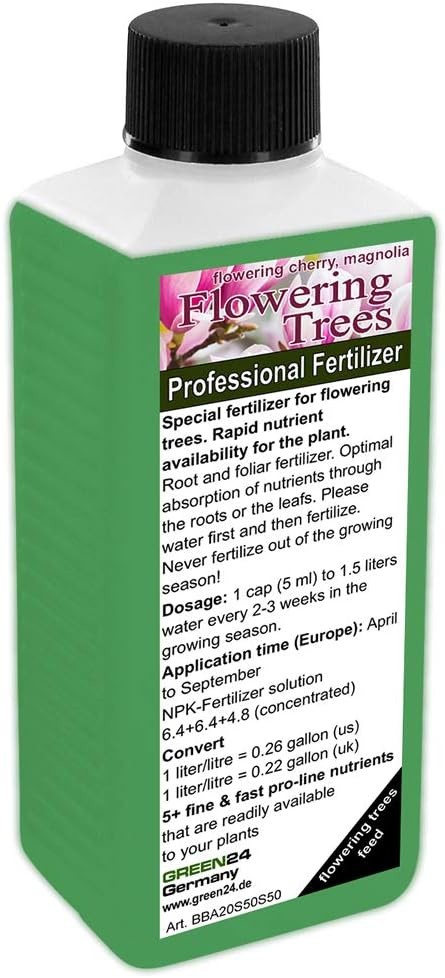GREEN24 Flowering Trees Fertilizer NPK for Flowering Cherry, Magnolia, Lirioden