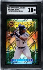 2022 Topps Finest Flashbacks #204 Frank Thomas PROTECTOR REFRACTOR /10 SGC 10