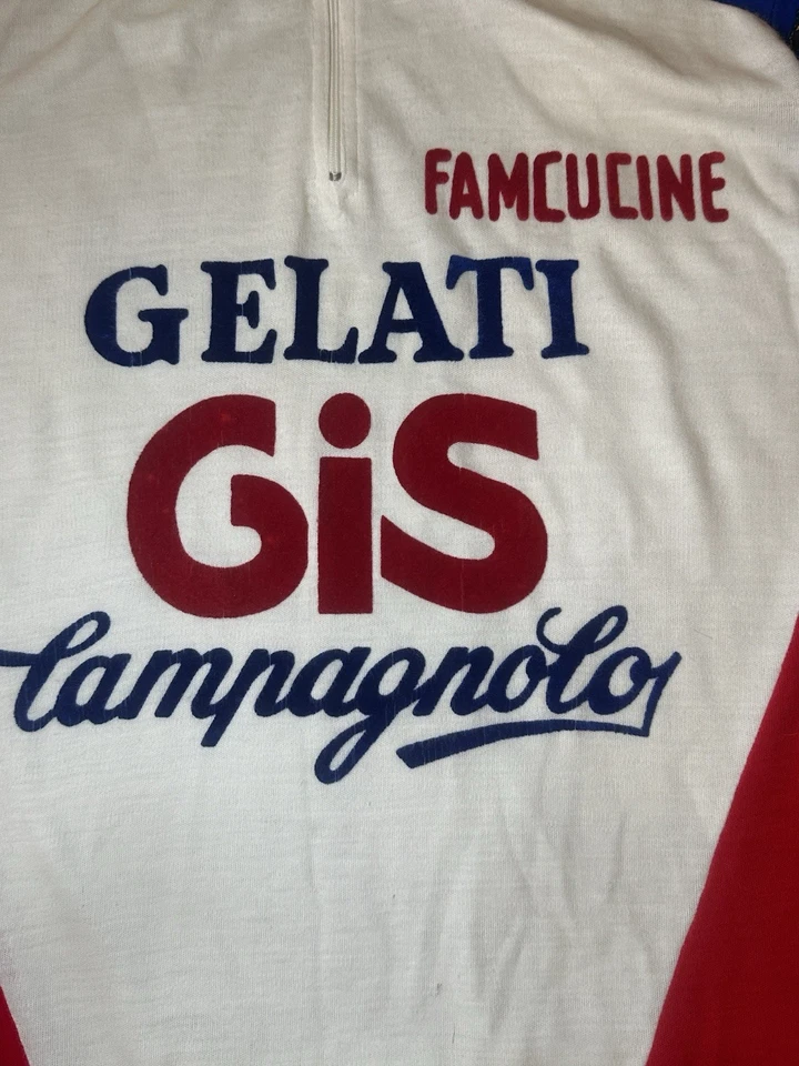 GIS Gelati Cycling Rare Team jersey, Long Sleeve Acrylic, See Descr. for Msrmts - Image 3 of 4