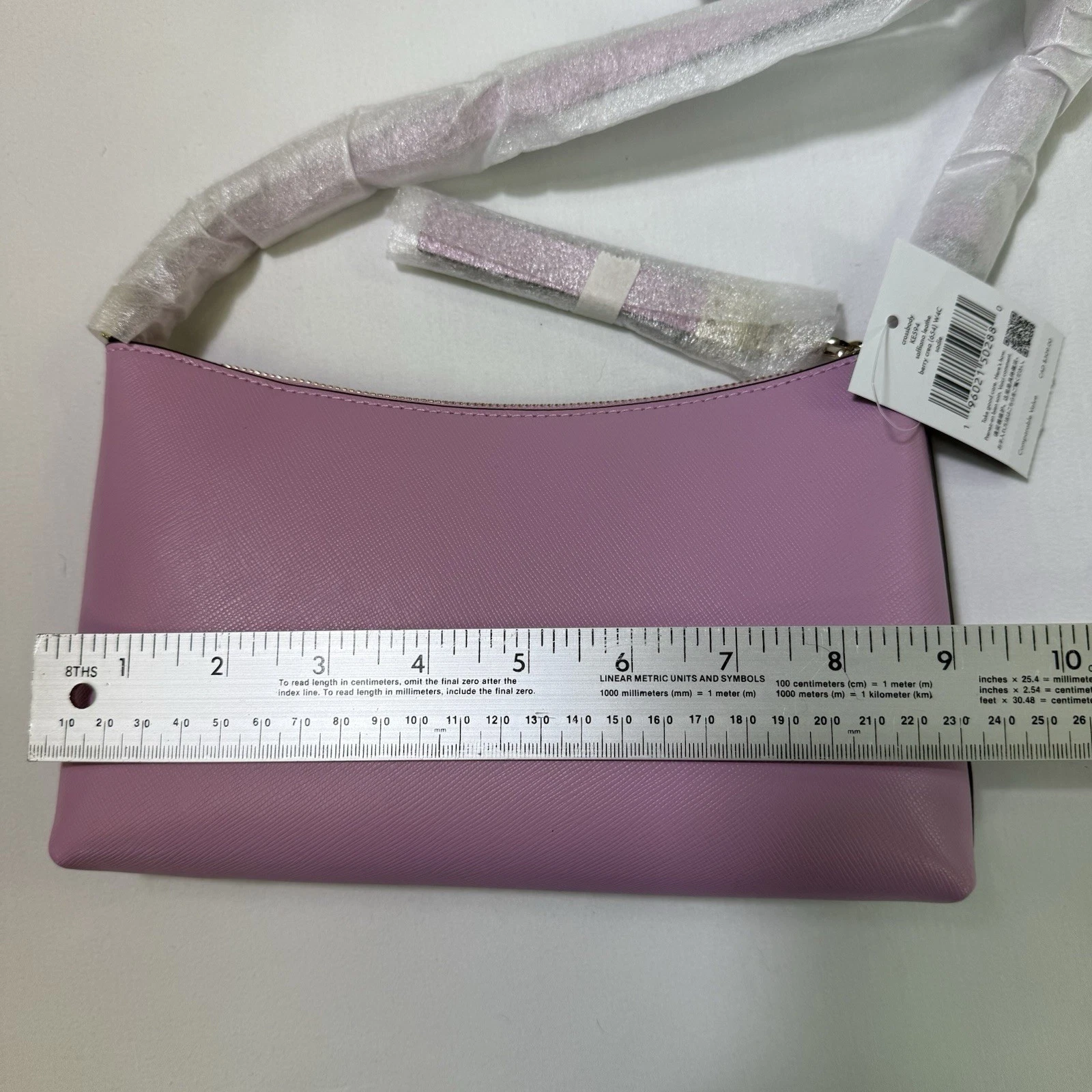 Borsa a tracolla Kate Spade Saffiano in pelle Sadie crema di bacche KE594 $259 nuova con etichette