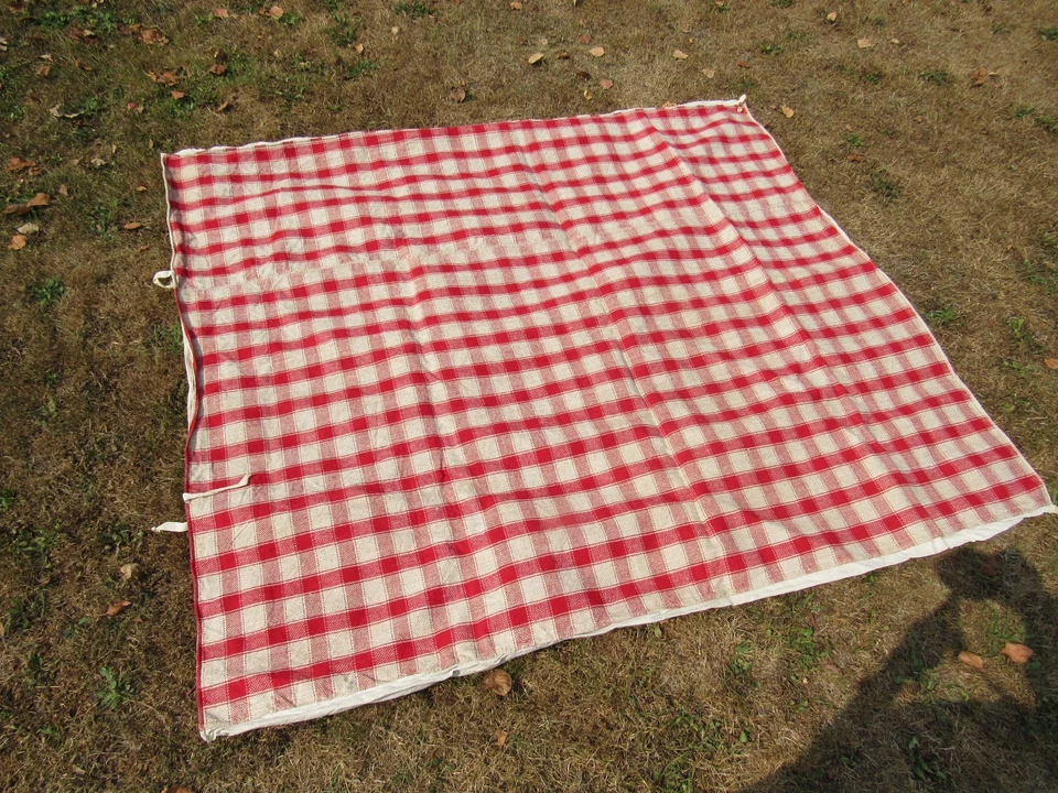 Ancienne Housse d'édredon - Tissus Traditionnel Alsacien KELSCH Lin - 157 x 132 - Photo 2/4