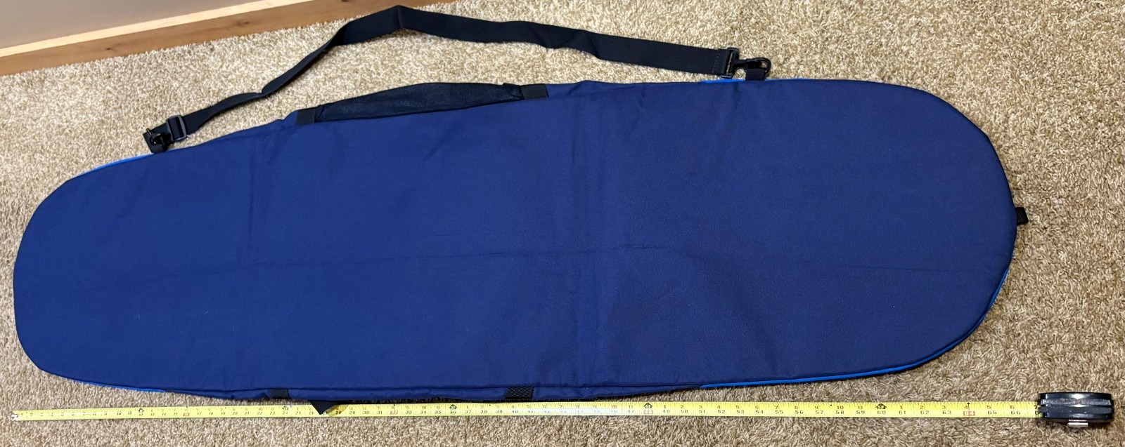 Liquid Snowboards padded Bag  165 cm blue Carrying Handle Shoulder Strap NEW