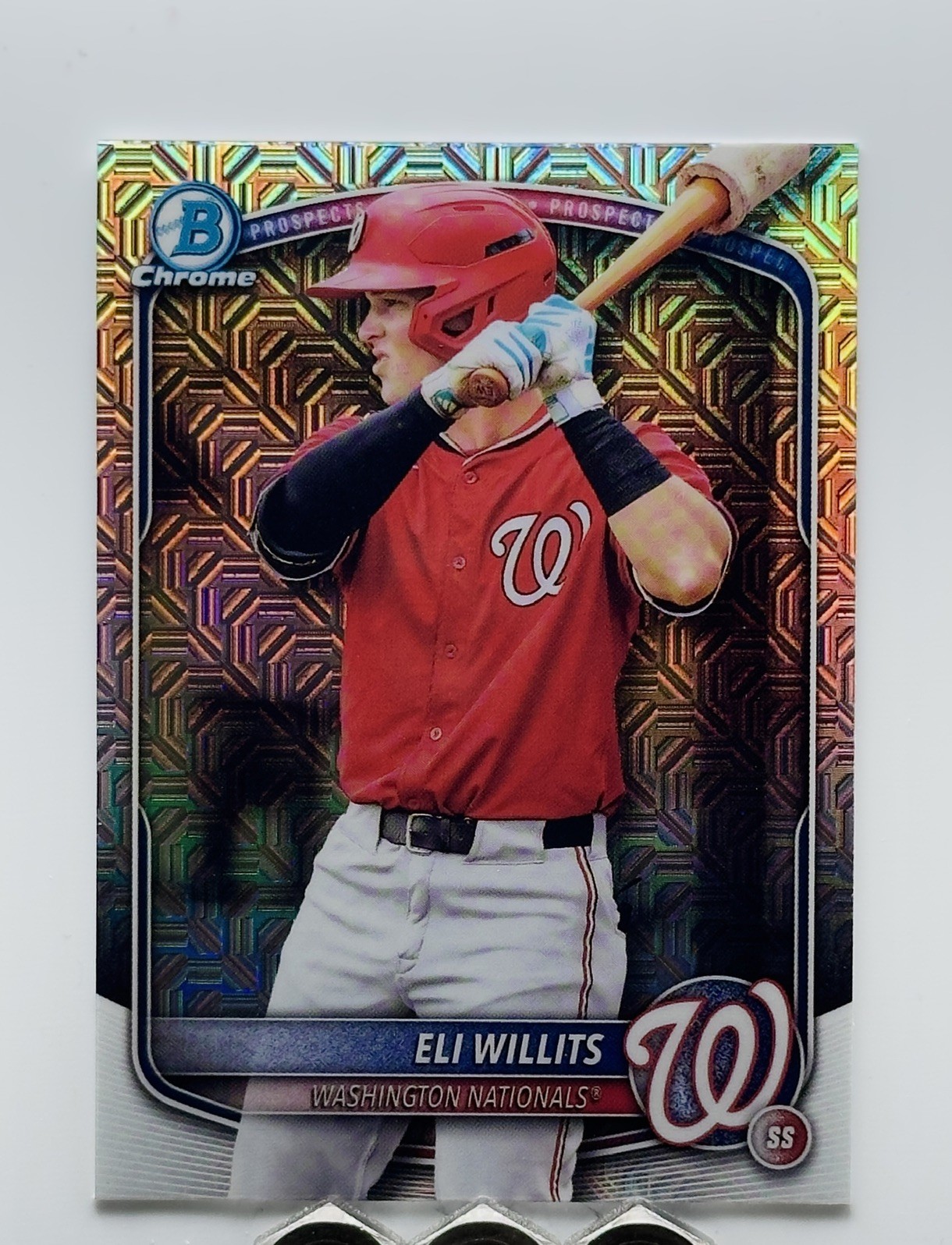 2025 BOWMAN DRAFT CHROME - Eli Willits Mojo Image Variation  BDC-1  SSP
