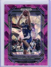 Damian Lillard 2023 Panini Prizm DraftPicks Purple Prizm cracked Ice 111/149 NM!