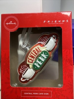 Hallmark Friends Central Perk Cafe Sign Logo Christmas Ornament