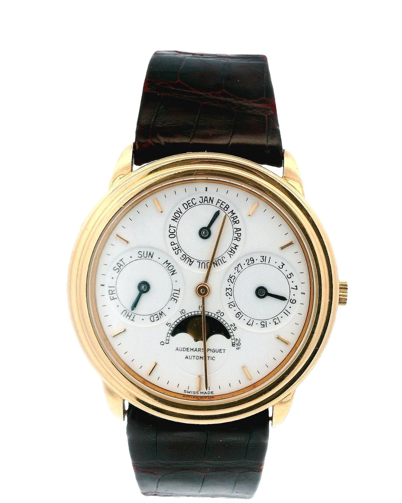 Audemars Piguet — Audemars Piguet 25657OR Perpetual 18K Rose Gold Box, Papers & Pin