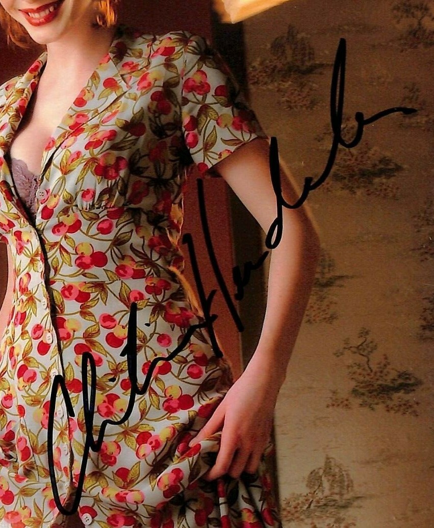 CHRISTINA HENDRICKS Signed Auto 8x10 Photo 