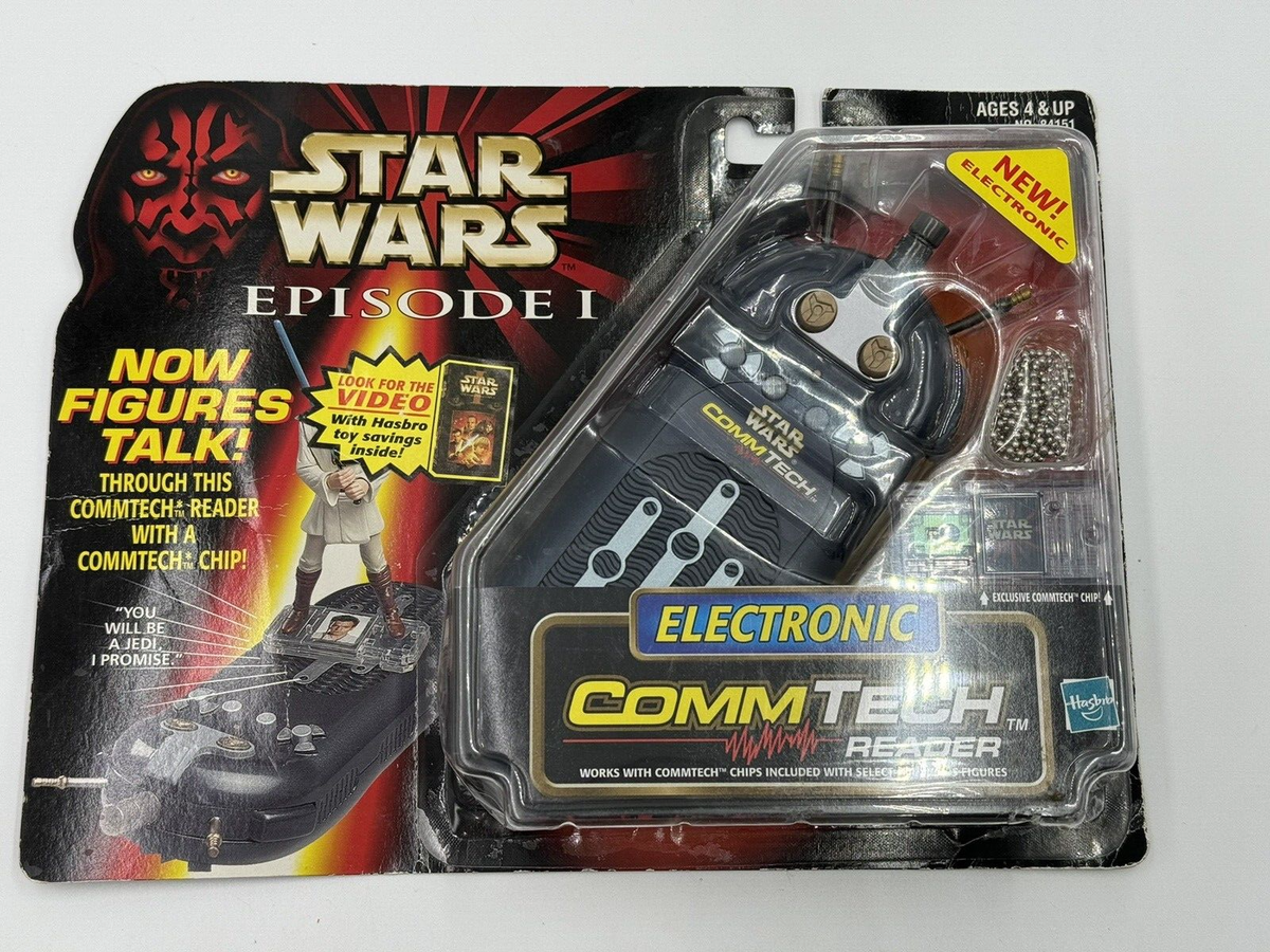 Star Wars 1999 CommTech Reader, 2 Pack, and 10 Action Figure