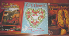 3 Books Folk Art Painting Projects  DesignsNorth Light Gretchen Cagle Pipka EUC