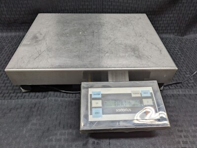 SARTORIUS EB35EDE-IOUR SCALE 75LB USED 15'' X 12'' SS Platform See Ad