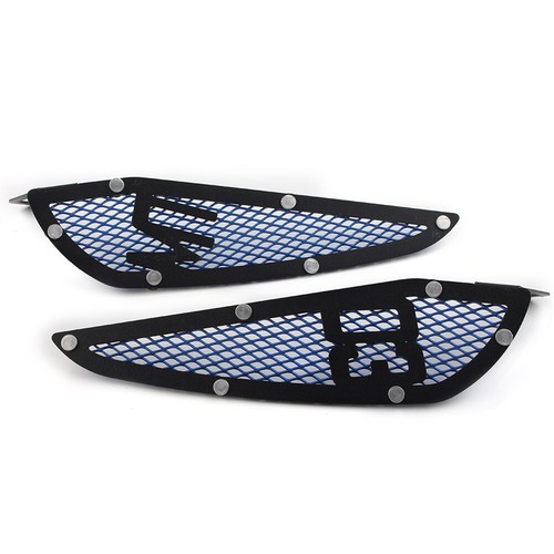 For YAMAHA MT-03 MT03 2020-2023 Fuel Tank Air Intake Mesh Inlet Protection BLUE - Picture 4 of 5