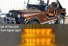 Per Jeep Cherokee CJ5/6/7 J10/20 Pickup Luci di posizione laterali anteriori ...